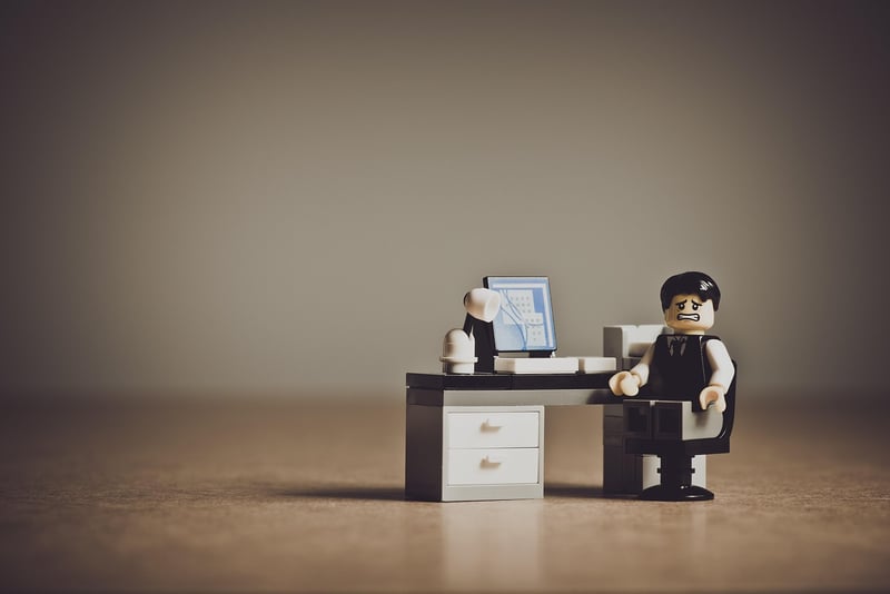 Businessman with coins